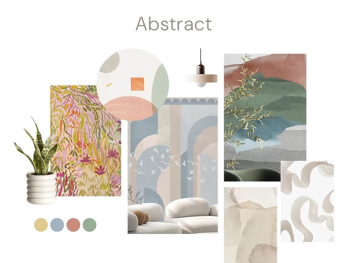 Abstract Interior Wallpaper